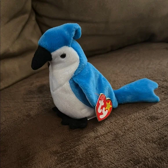 Ty Plush Bird Toy Set - Red, White, Blue - Picture 5 of 5